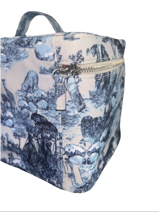 Dior Around The World Vanity Cosmetic Travel Case Toile Print Mirror - Picture 7 of 15